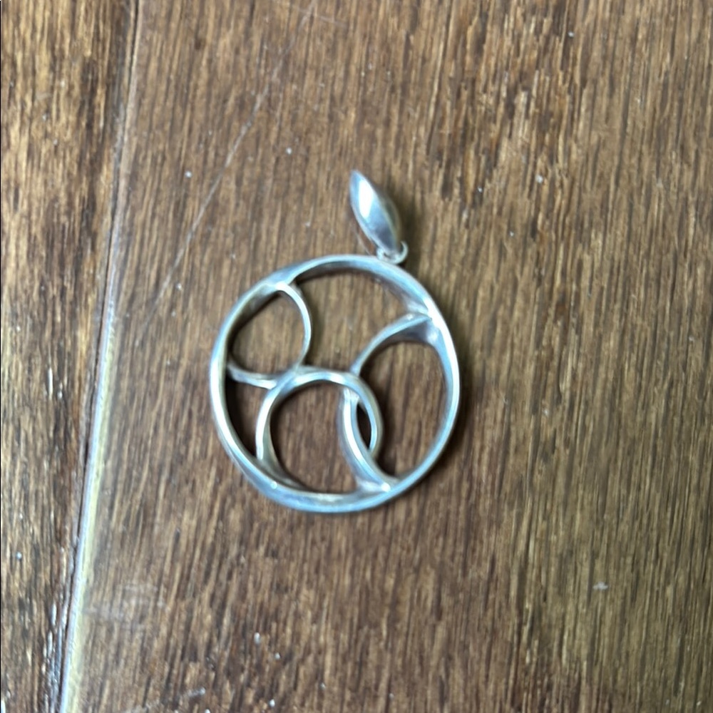 Modern Sterling Silver Necklace